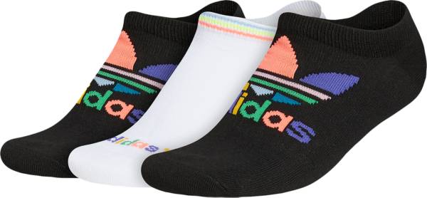adidas Originals Women's Pride No Show Socks - 3 Pack