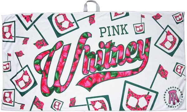 Barstool Sports Pink Whitney Flower Golf Towel product image