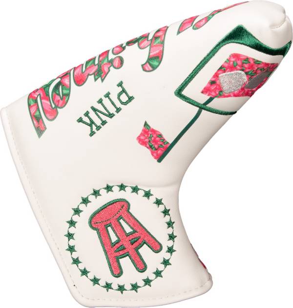 Barstool Sports Pink Whitney Azaleas Mallet Putter Headcover