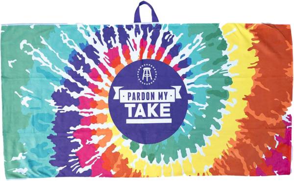Barstool Sports Pardon My Take Tie-Dye Golf Towel product image