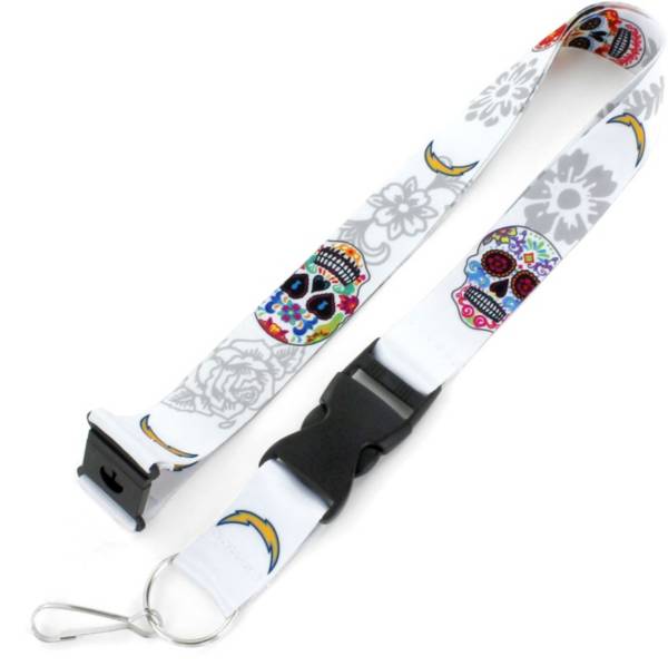 Aminco Los Angeles Chargers Sugar Skull Lanyard