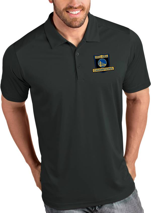 Antigua Men's 2022 NBA Champions Golden State Warriors Tribute Polo