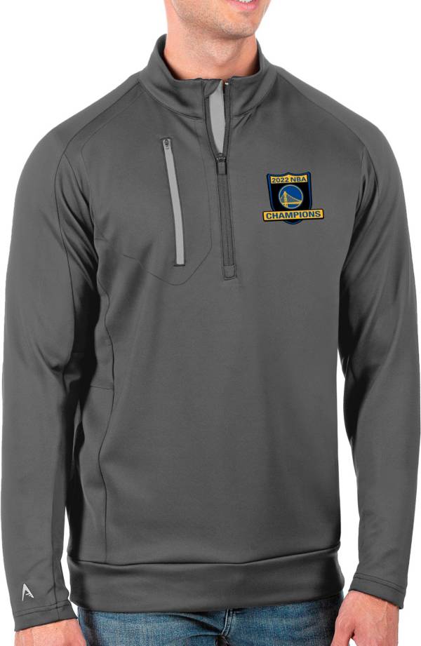 Antigua Men's 2022 NBA Champions Golden State Warriors Generation 1/2 Zip Pullover