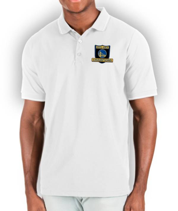 Antigua Men's 2022 NBA Champions Golden State Warriors Affluent Polo