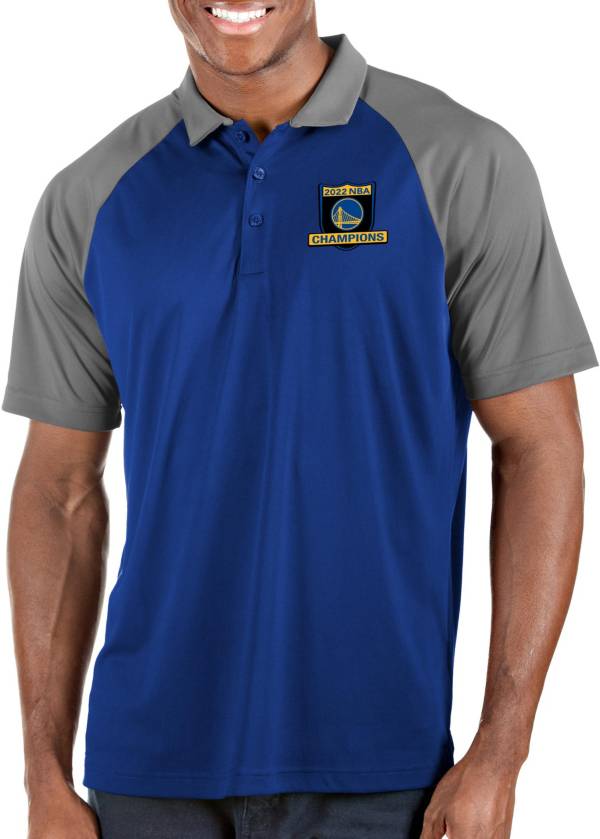 Antigua Men's 2022 NBA Champions Golden State Warriors Nova Polo