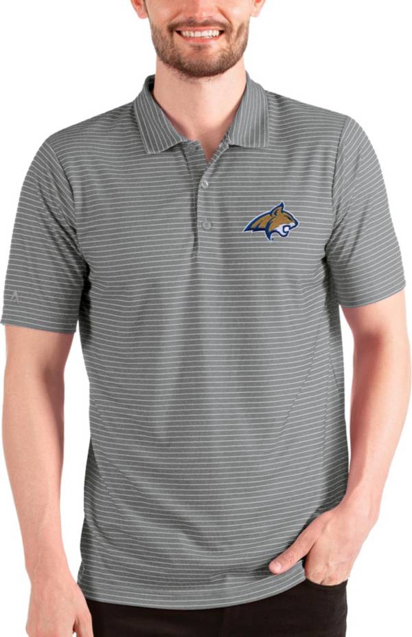 Antigua Men's Montana State Bobcats Grey Esteem Polo product image