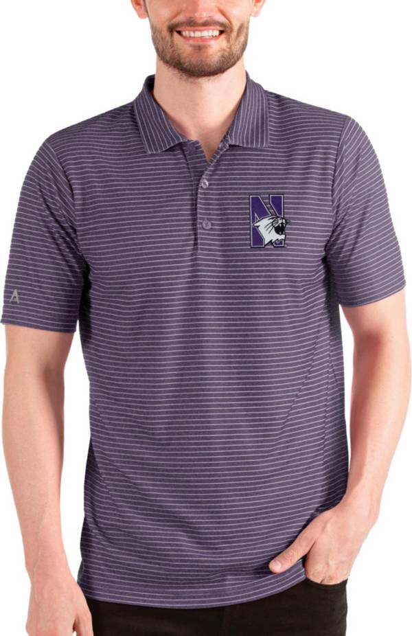 Antigua Men's Northwestern Wildcats Purple Esteem Polo product image