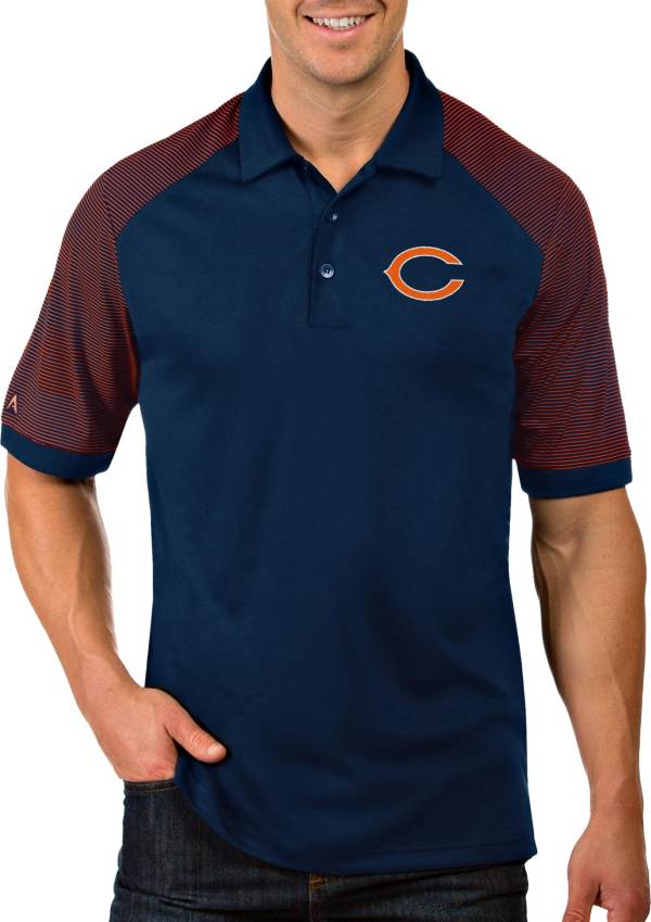 Antigua Men's Chicago Bears Engage Navy Polo product image