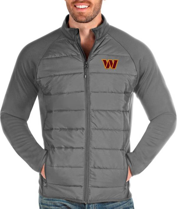 Antigua Men's Washington Commanders Altitude Steel Full-Zip Jacket