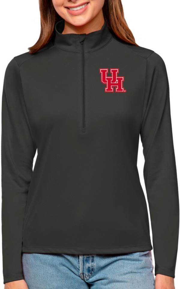 Antigua Women's Houston Cougars Smoke Tribute Quarter-Zip Shirt product image