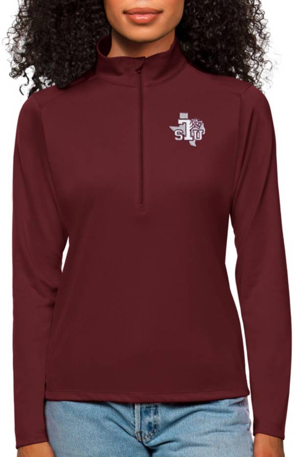 Antigua Women's Texas Southern Tigers Maroon Tribute 1/4 Zip Jacket product image
