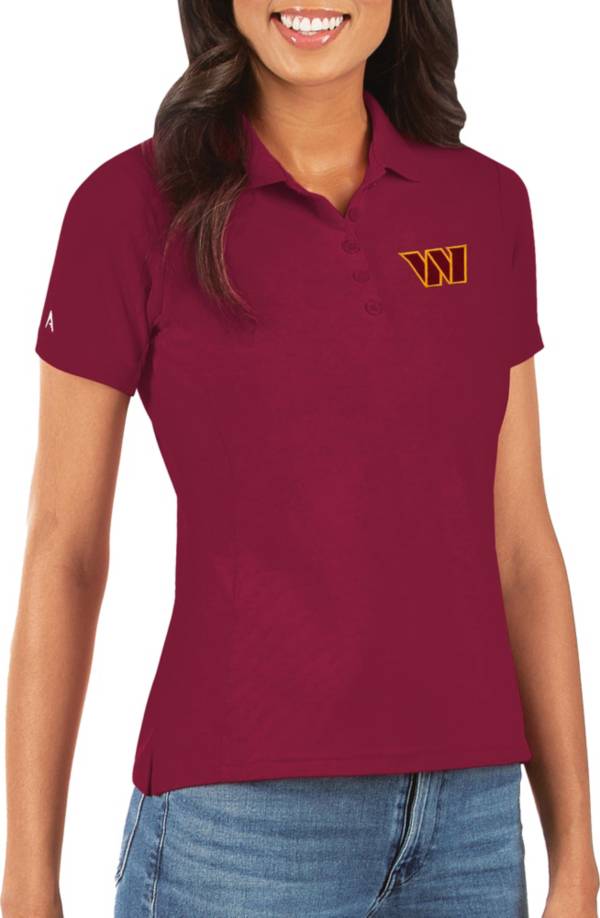 Antigua Women's Washington Commanders Legacy Pique Polo