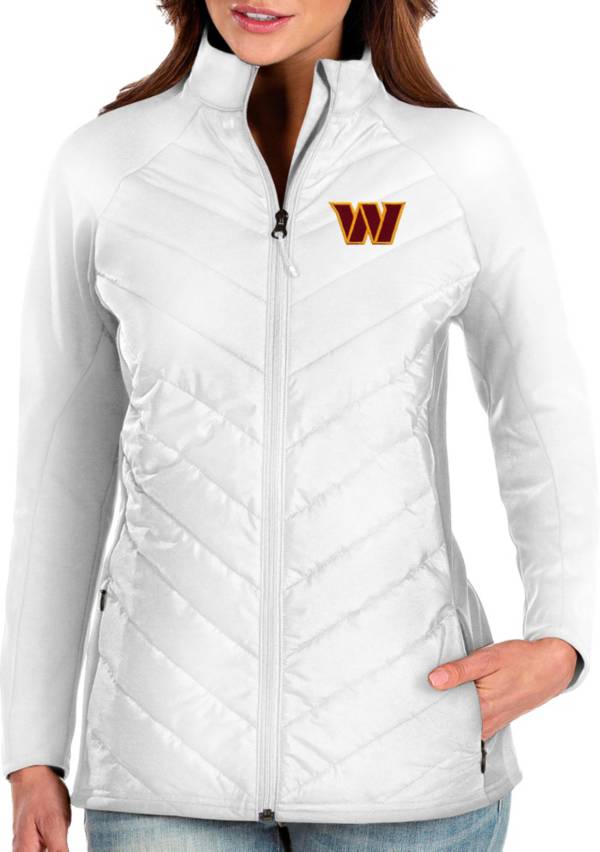 Antigua Women's Washington Commanders Altitude White Jacket