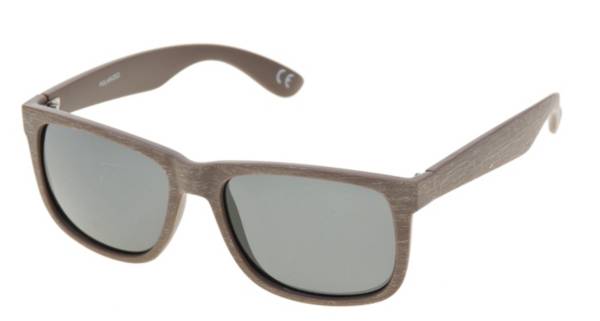 Alpine Design Classic Brown Wood Polarized Sunglasses