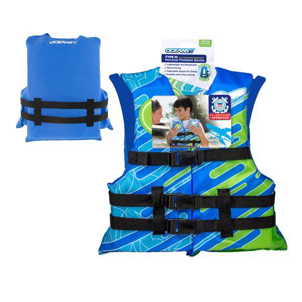 Aqua Leisure Oceans7 Youth Life Vest