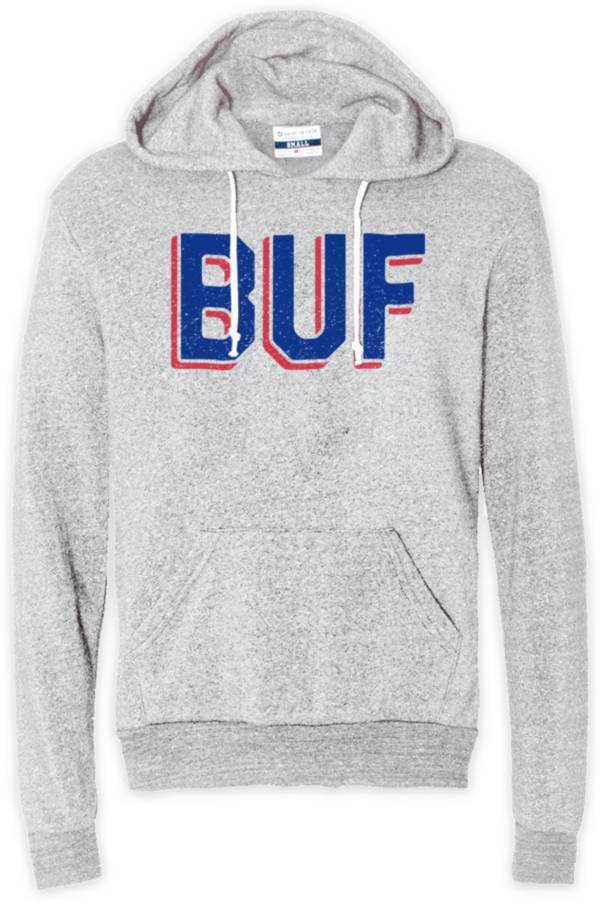 Where I'm From BUF Airport Code White Pullover Hoodie