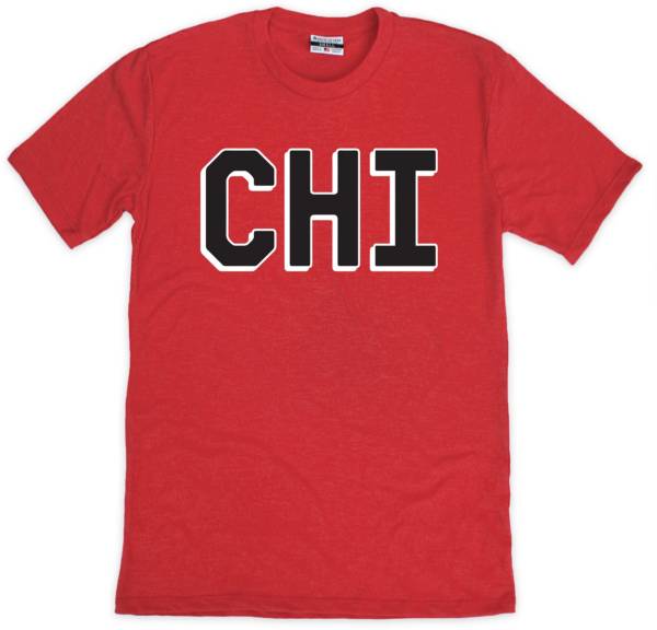 Where I'm From CHI City Code Red T-Shirt