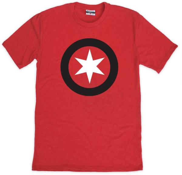 Where I'm From CHI City Star Red T-Shirt