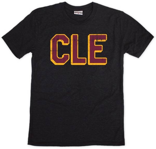 Where I'm From CLE City Code Black T-Shirt