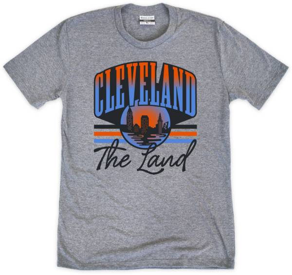 Where I'm From CLE The Land Grey T-Shirt