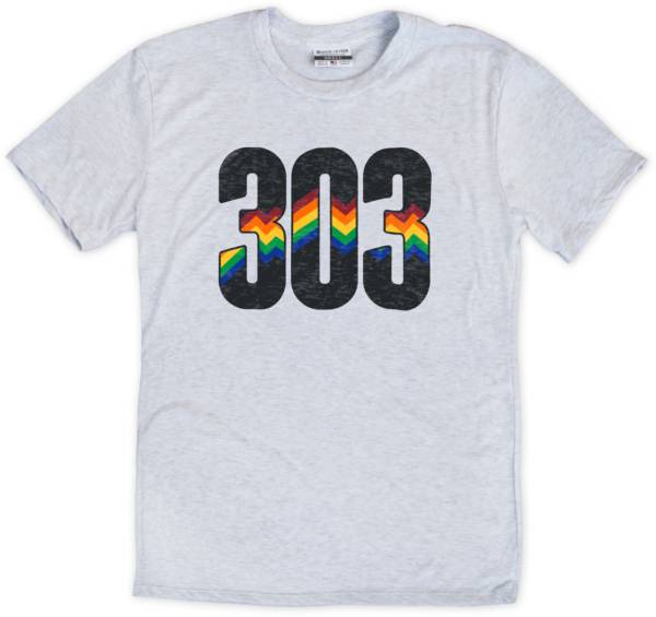 Where I'm From DEN 303 Rainbow The Valley White T-Shirt