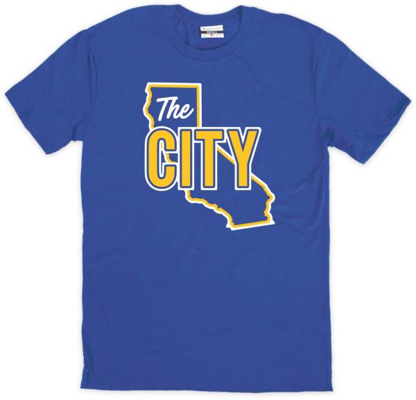 Where I'm From GSW City State Royal/Yellow/White T-Shirt