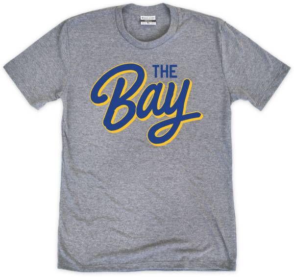 Where I'm From GSW The Bay Grey/Blue/Yellow T-Shirt product image
