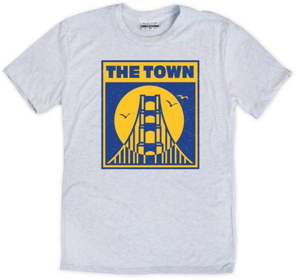 Where I'm From GSW The Town White/Blue/Yellow T-Shirt