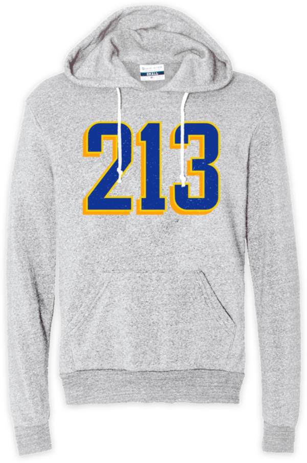 Where I'm From LA 213 White Pullover Hoodie
