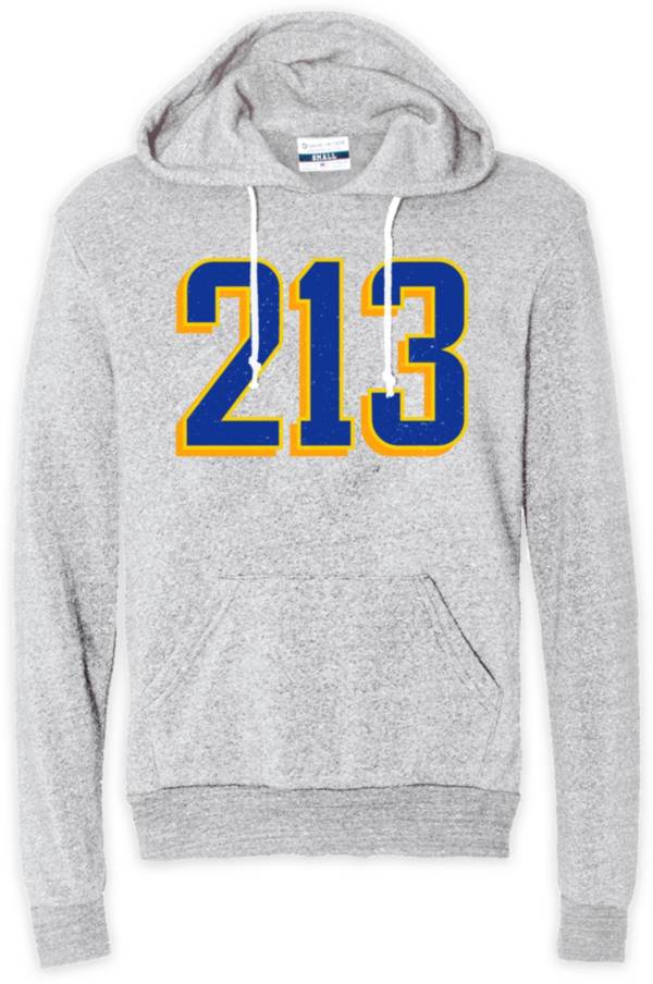 Where I'm From LA 213 White Pullover Hoodie product image