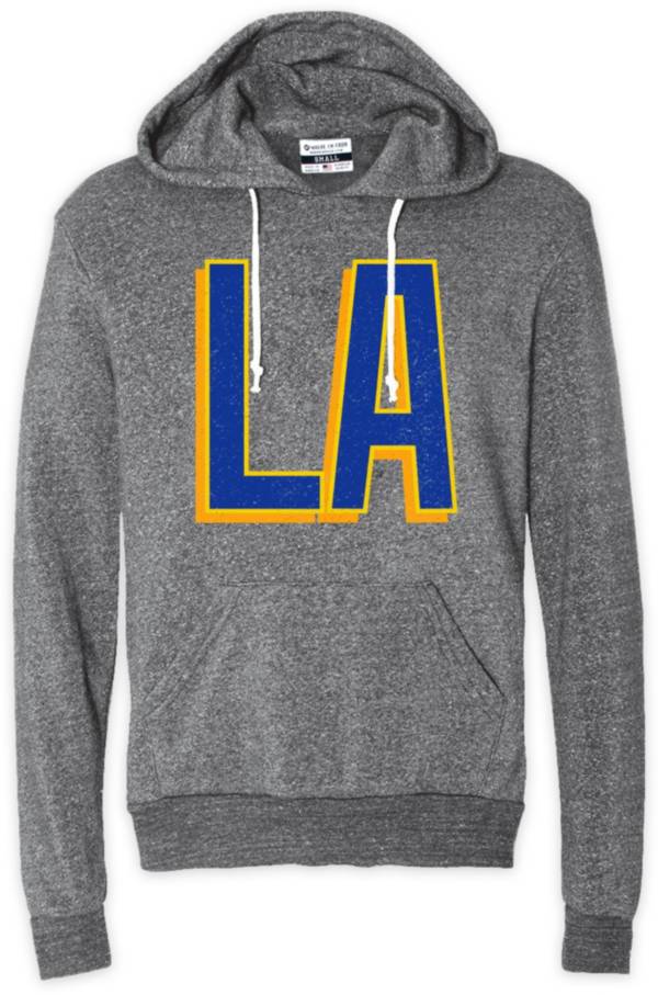 Where I'm From LA City Code Grey Pullover Hoodie
