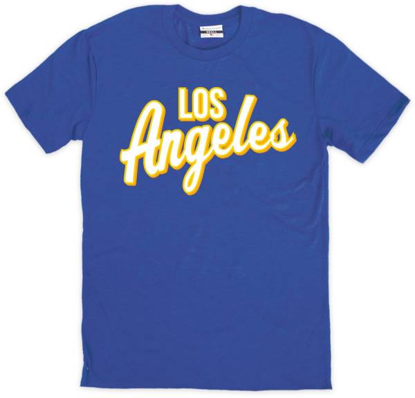 Where I'm From Los Angeles Script Royal T-Shirt