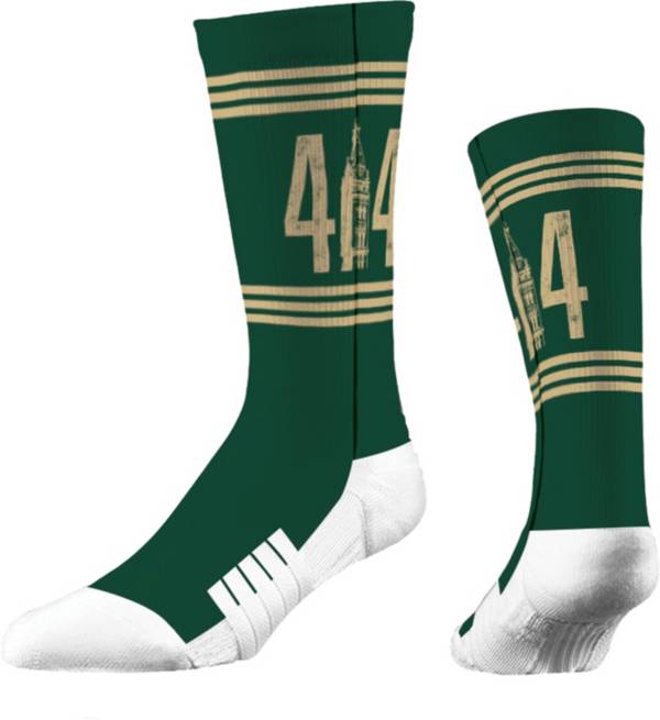 Where I'm From MKE 414 Building Green Socks product image