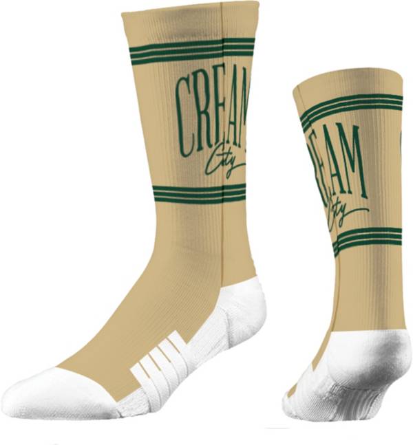 Where I'm From MKE Cream City Gold Socks