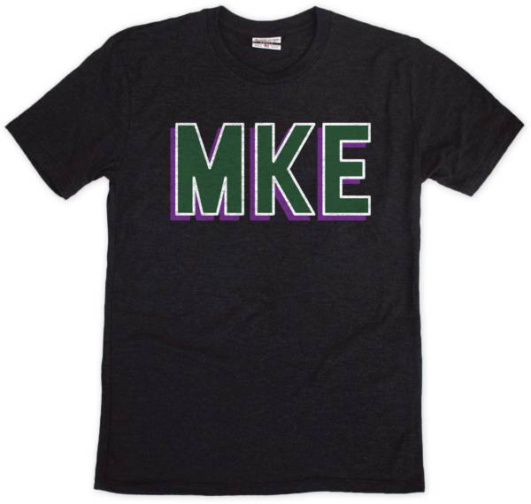 Where I'm From MKE Airport Code Black T-Shirt