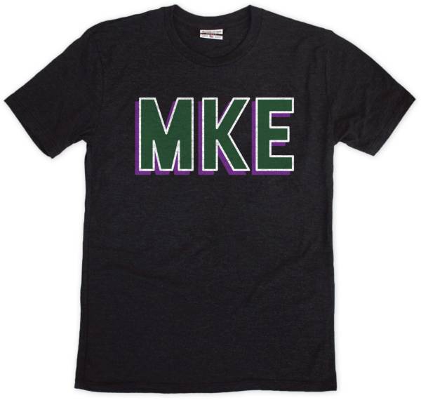 Where I'm From MKE Airport Code Black T-Shirt product image