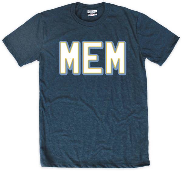 Where I'm From MEM Airport Code The Valley Navy T-Shirt