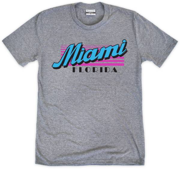 Where I'm From MIA Script Grey T-Shirt