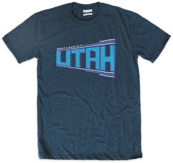 Where I'm From Utah State The Valley Navy T-Shirt