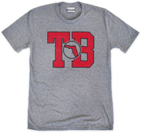 Where I'm From TPA State Stripe Grey T-Shirt