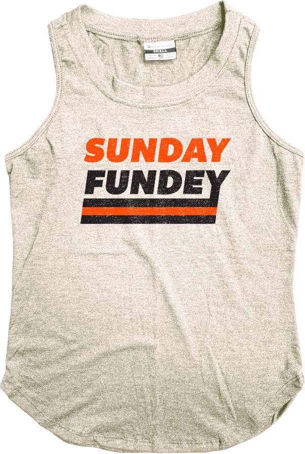 Where I'm From Women's Cincinnati Sunday Fundey Oatmeal Relaxed Tank product image