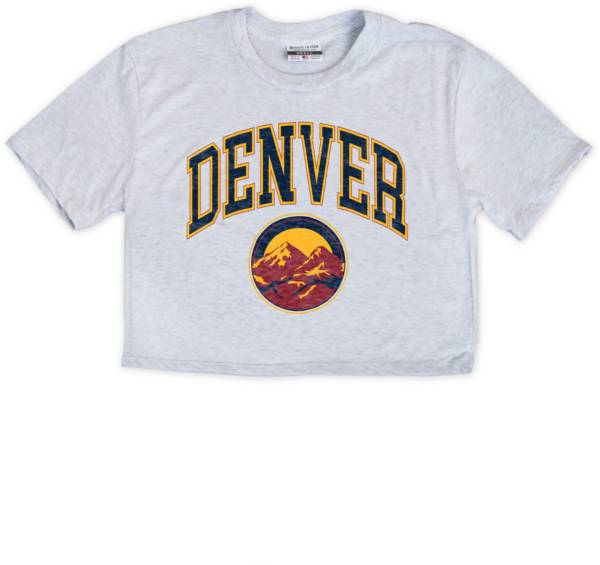 Where I'm From Women's DEN City Arch White Crop Top T-Shirt