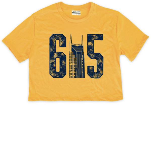 Where I'm From Women's NSH 615 Skyline Gold Crop Top T-Shirt