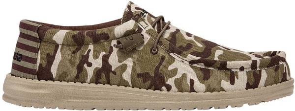 Hey Dude Men's Wally Camo Flag Loafers