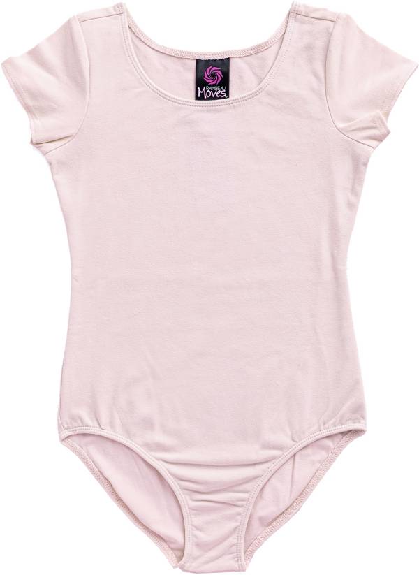 Rainbeau Moves Girls' Lined Short Sleeve Leotard