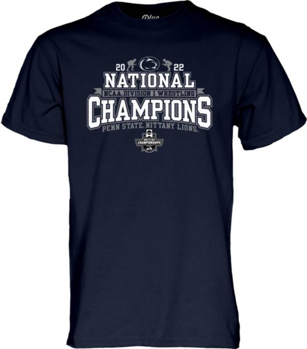 Blue 84 Penn State Nittany Lions 2022 NCAA Wrestling Champions T-Shirt