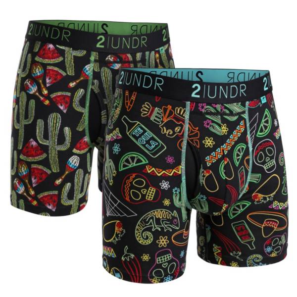 2UNDR Men's Swing Shift Boxer Brief - 2 Pack