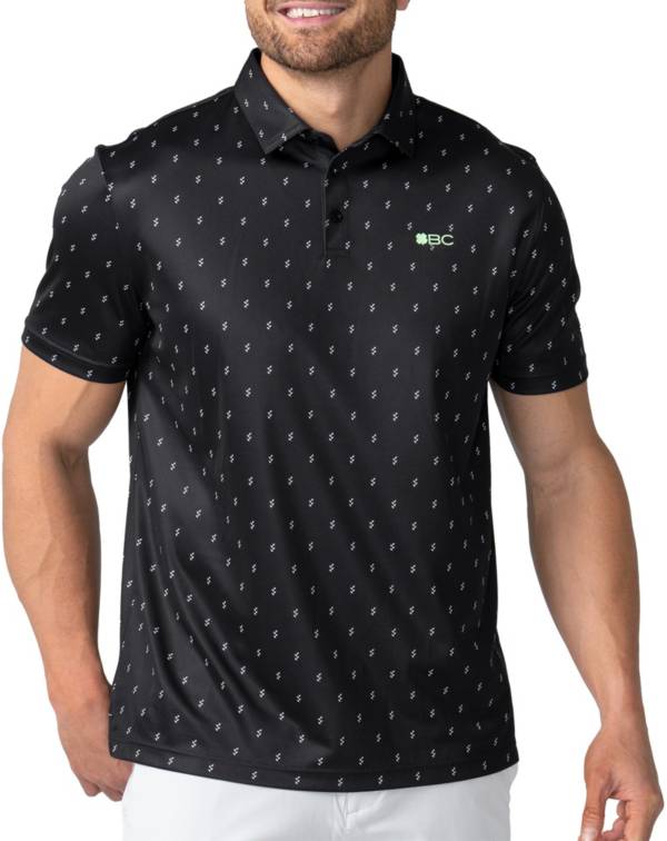 Black Clover Men's Four Leaf Golf Polo