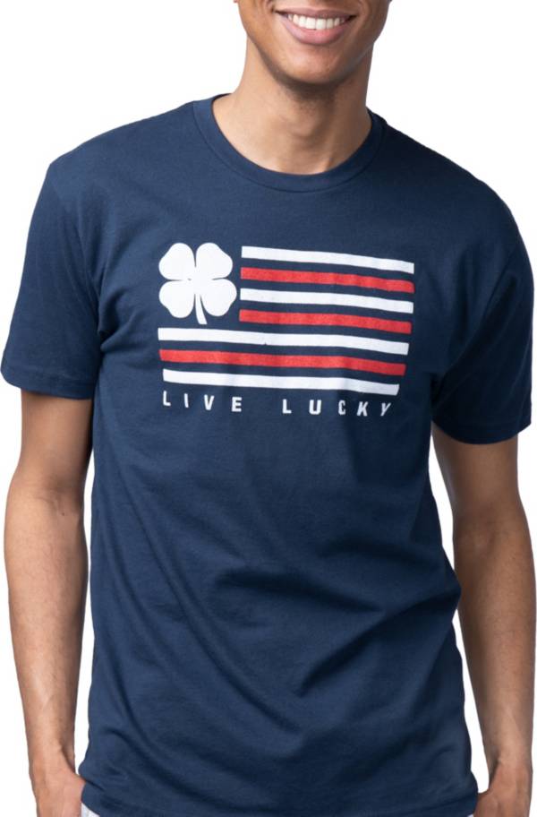 Black Clover Men's Lucky Nation Short Sleeve Golf T-Shirt product image