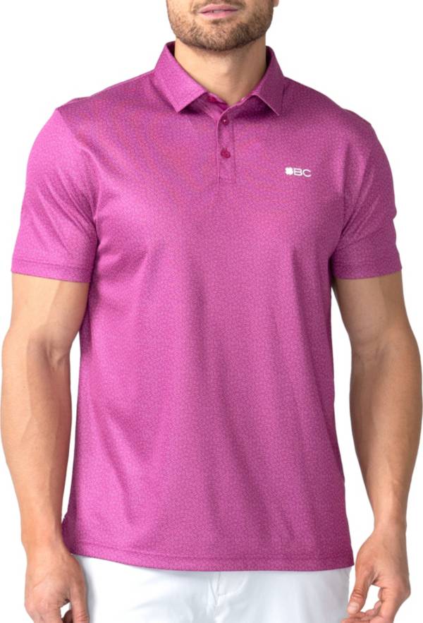 Black Clover Men's Lines Golf Polo